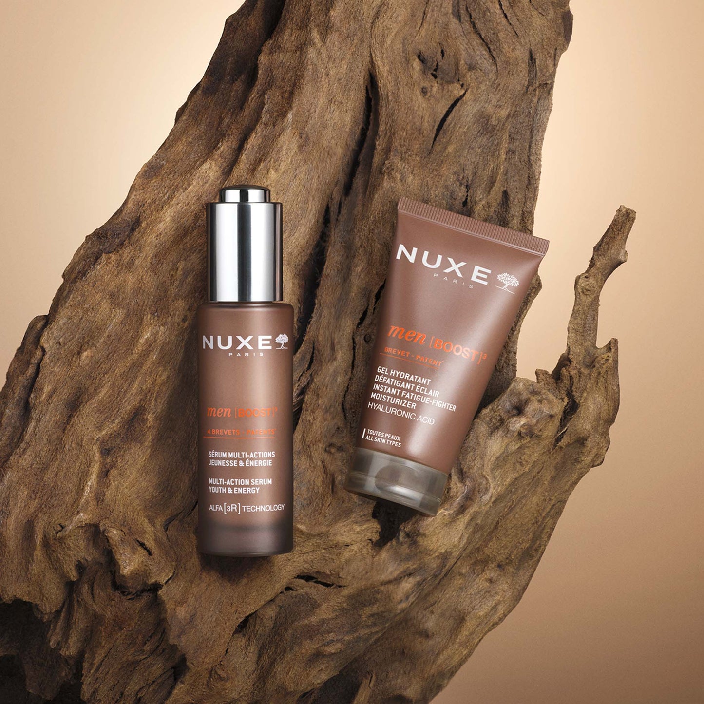 Routine Visage Hydratation, Jeunesse & Énergie - NUXE Men [BOOST]³